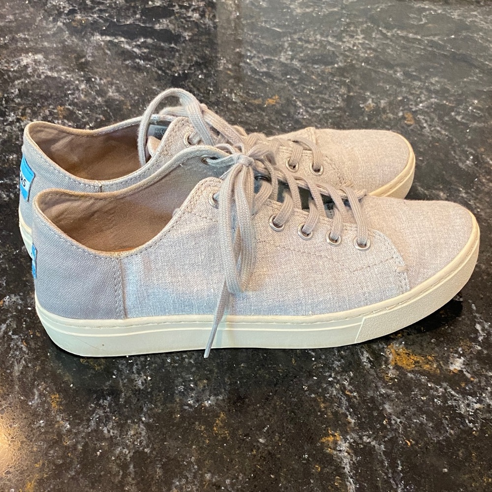 Toms Gray Canvas Sneakers